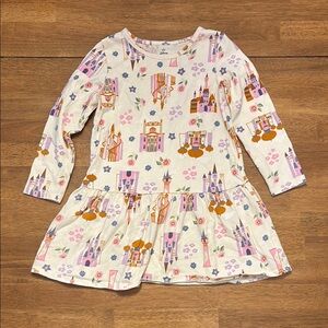 Castle Print Kids Dress